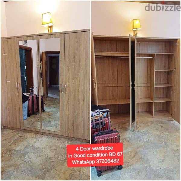 Wardrobe 2 Door and other items for sale with Deliveryy 16