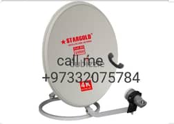 Bahrain satellite dish TV receiver full HD Fix call me