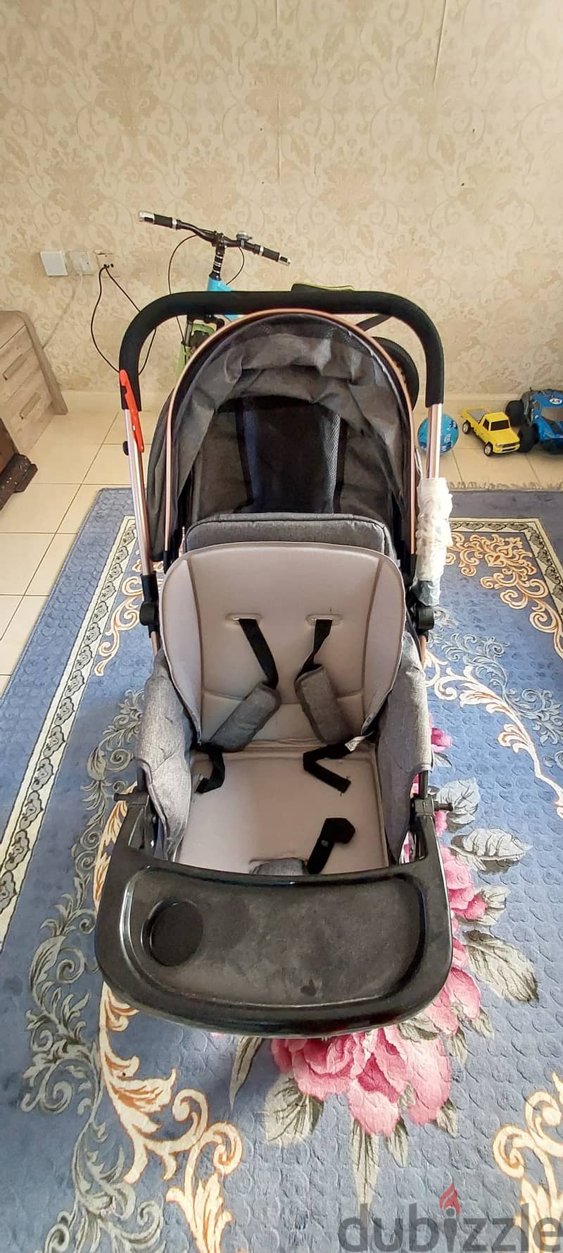 Stroller / Pram and Baby Sitting Chair with Tray 4