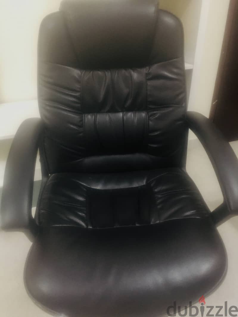 Office Chair Revolving " Leather " 0