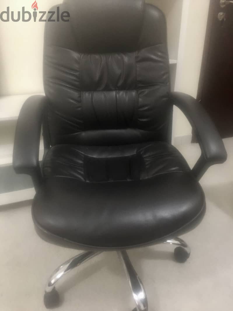 Office Chair Revolving " Leather " 3