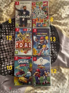 للبيع ألعاب نينتيندو سويتج For sale Nintendo switch games 0