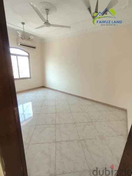 Semi furnished flat 3 bedrooms @Busaiteen 300 bd includes ewa 35647813 4