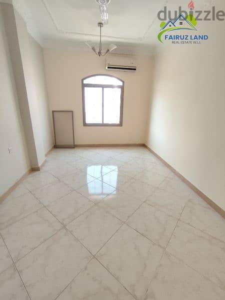 Semi furnished flat 3 bedrooms @Busaiteen 300 bd includes ewa 35647813 5