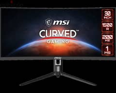 MSI 30" Curved Gaming Monitor 200hz 0