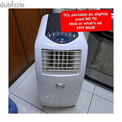 TCL portable Ac and other household items for sale with delivery