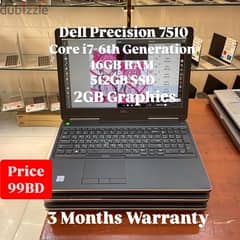 Dell Precision 7510 Core i7-6th Generation 0