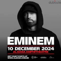 Eminem ticket C section same price urgent 0