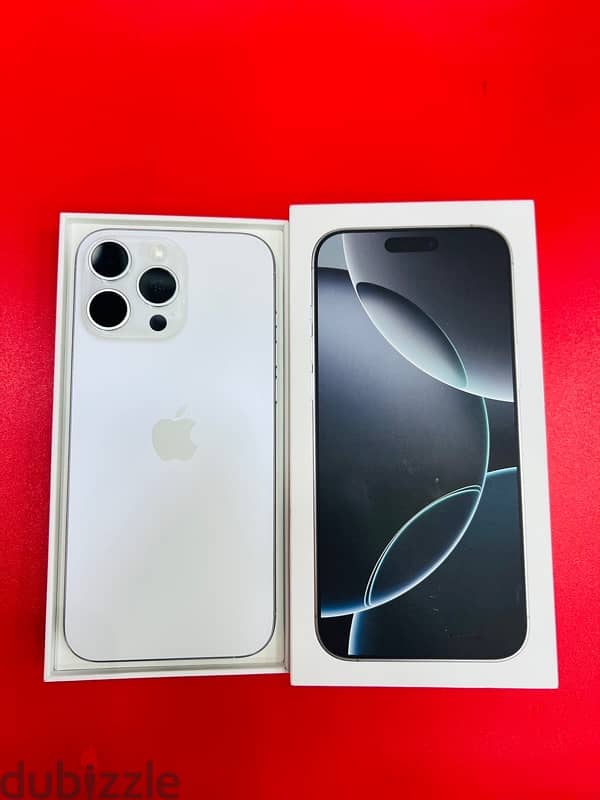 I PHONE 16 PRO MAX 512 GB JUST 8 DAYS ONLY USED 0