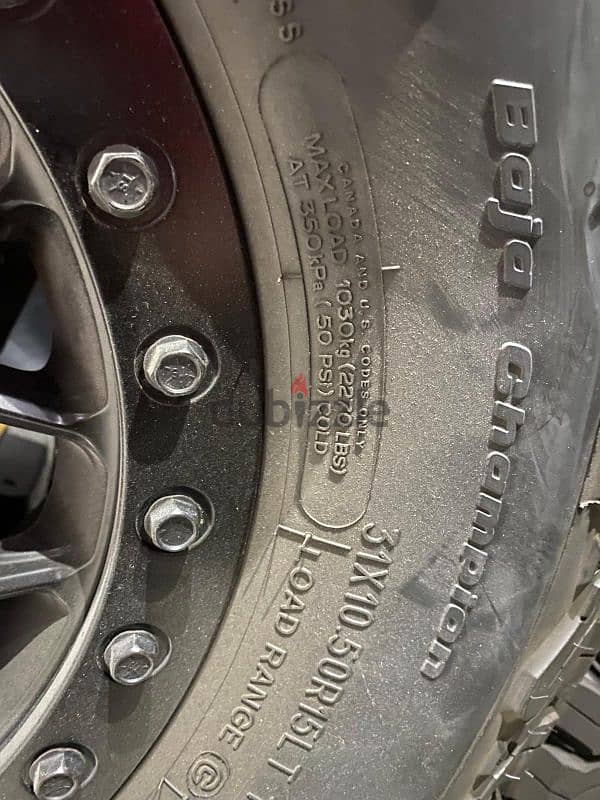 إطارات BFGOODRICH للطرق الوعره 1