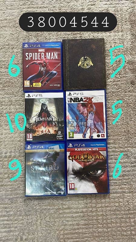 ps4 and 5 games for sale 0