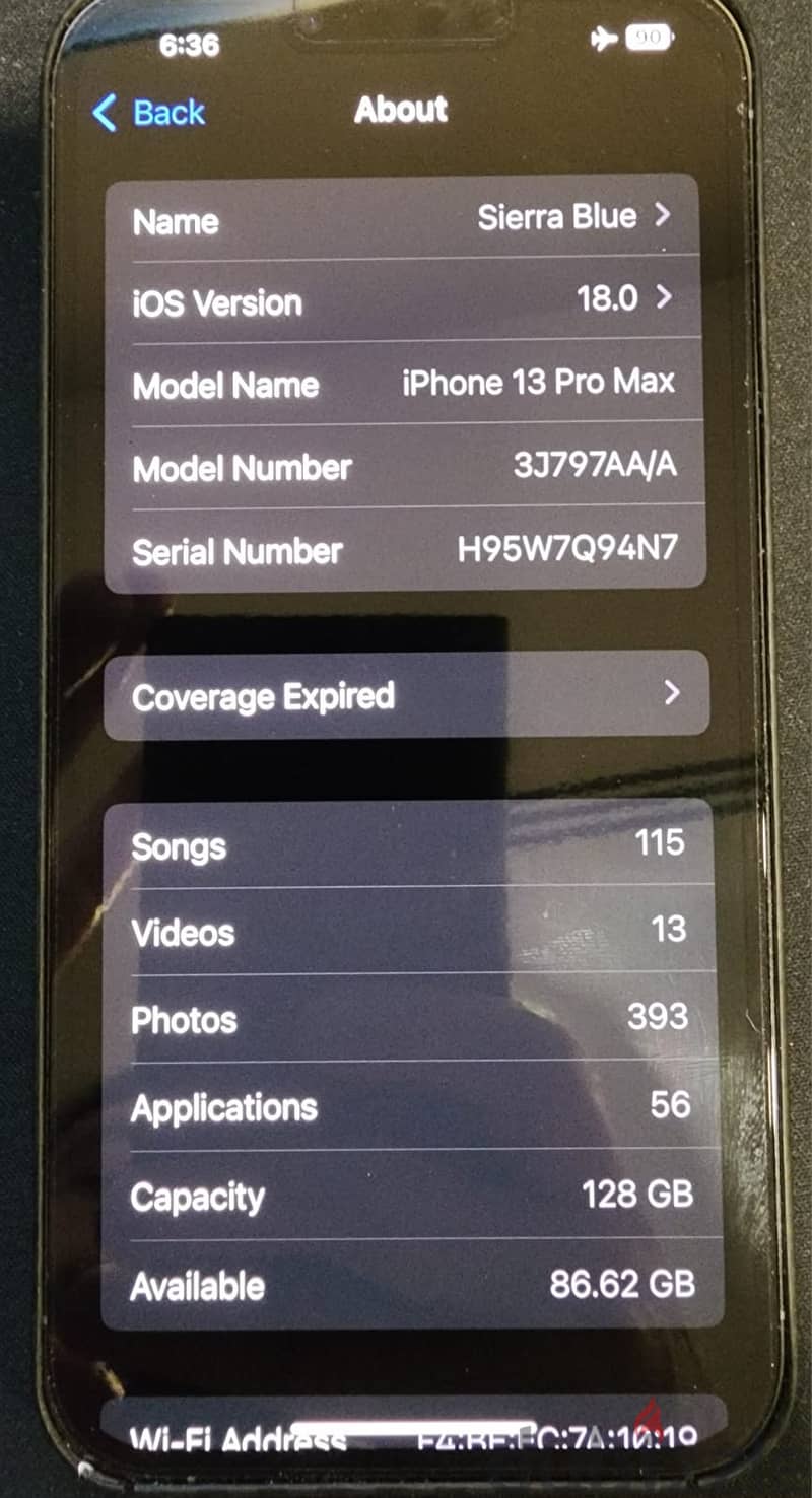 iPhone 13 Pro Max 128GB (96% Battery Spotless like NEW) 1