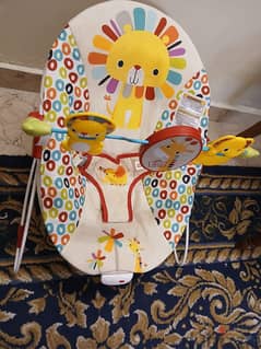 Playful Pinwheels Bouncer with music from USA best quality brand