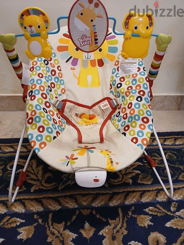 Playful Pinwheels Bouncer with music from USA best quality brand 1