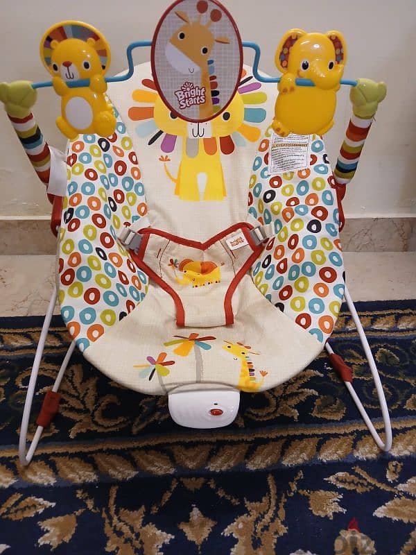 Playful Pinwheels Bouncer with music from USA best quality brand 2