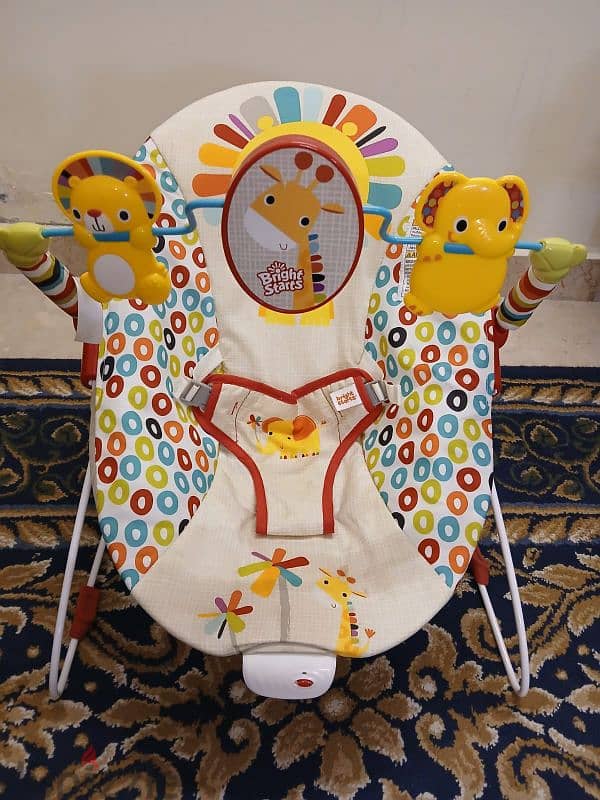 Playful Pinwheels Bouncer with music from USA best quality brand 3