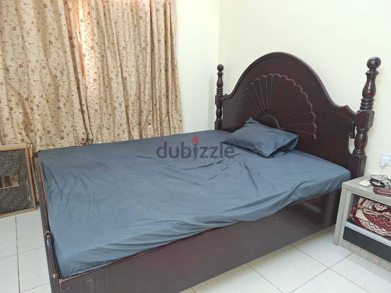 King Size bed with mattress 30BD 1