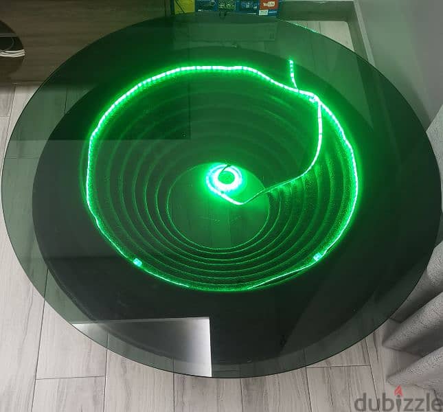 Black Glass Table 3