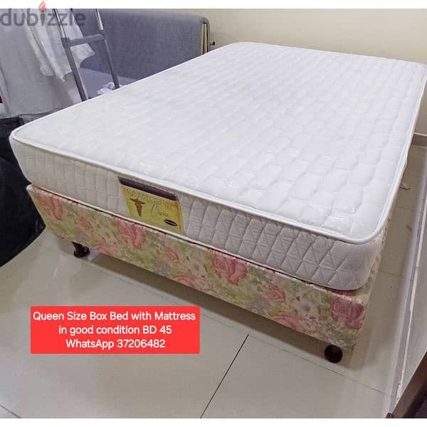 Queen size box bed with mattress and other beds for sale with Delivery 1