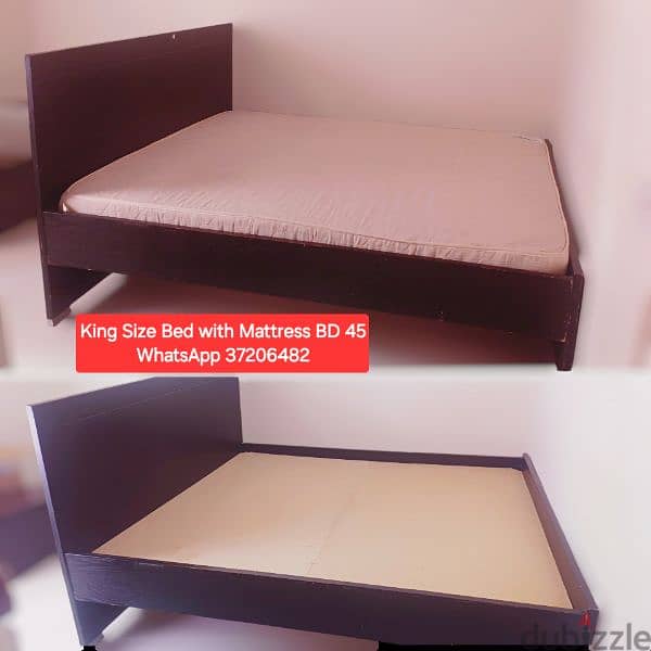 Queen size box bed with mattress and other beds for sale with Delivery 5