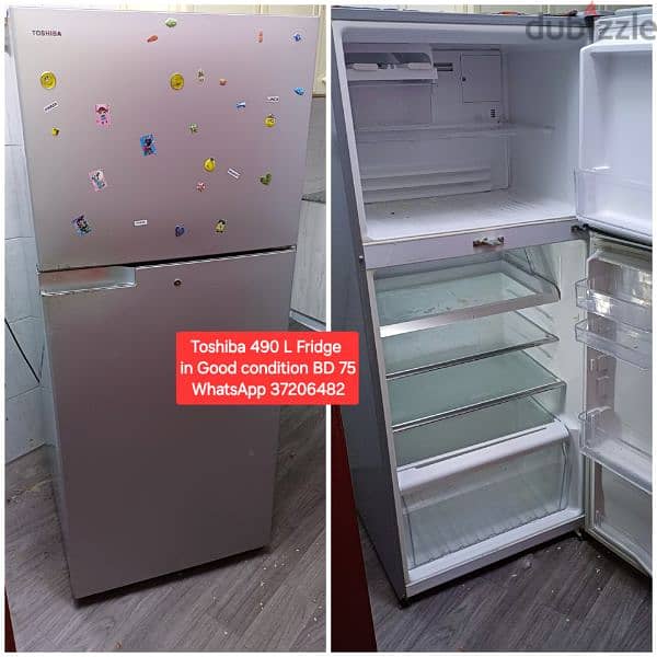 300 L Toshiba Fridge and other items for sale with Delivery 1