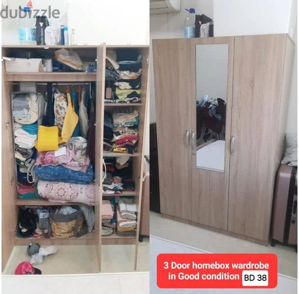 2 Door large size wardrobe and other cupboards for sale with Delivery 7