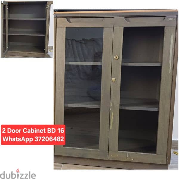 2 Door large size wardrobe and other cupboards for sale with Delivery 19