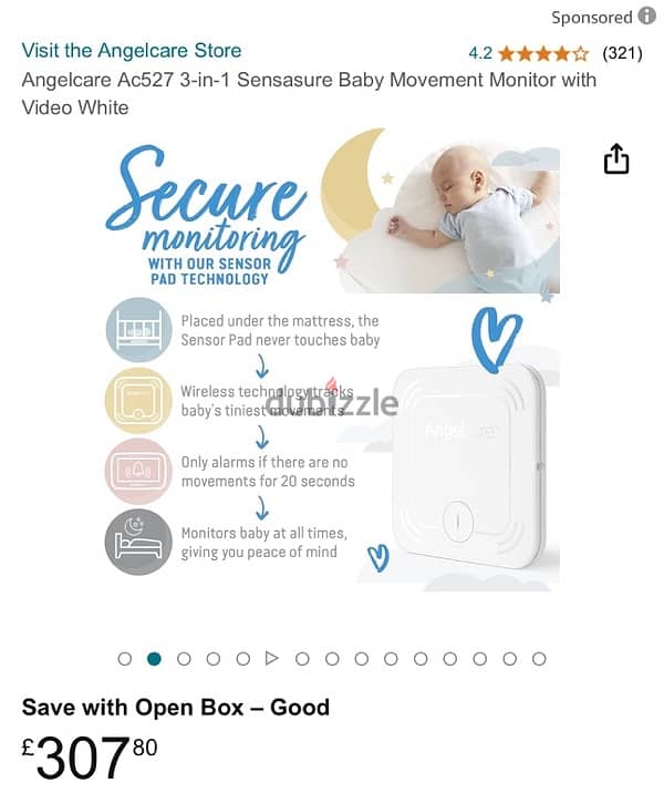 Angelcare Baby Monitor 4