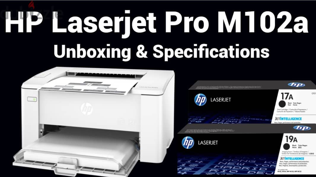 HP LaserJet Pro M102w Wireless Monochrome 0