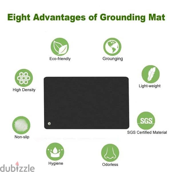 Earthing Grounding Mat 26*68cm EMF
protection for health with 5m cord 2