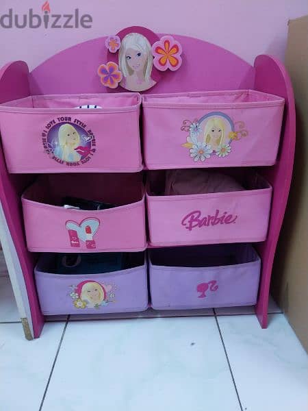 Pink colour cupboard,Study Table Book shelf and Storage racks 7