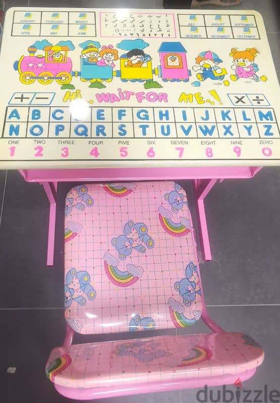 BABY/KIDS STUDY TABLE AND Chair 1