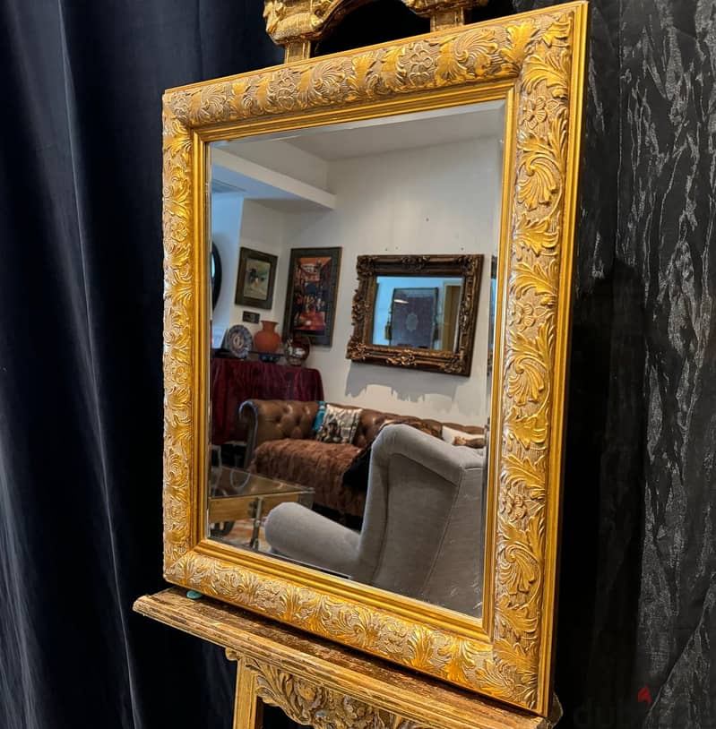 Elegant and Ornate Wood Mirror 5