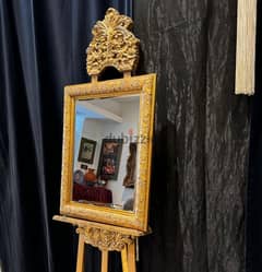 Elegant and Ornate Wood Mirror 0