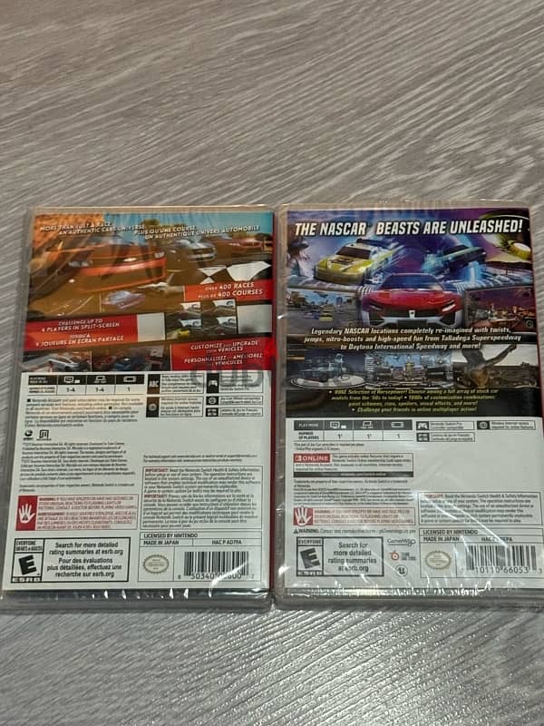 racing car games 2 . sealed and new 2