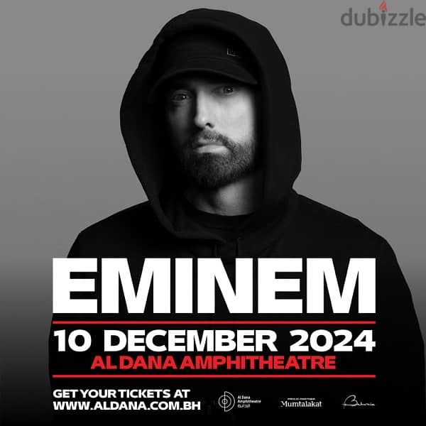 Eminem - Bahrain - 1 ticket - section E - 40BD 0