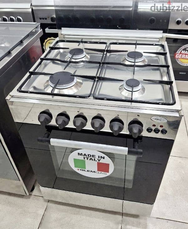 GlemGas Italy 4 Burner 60x60 (USED) Good Working Condition 0