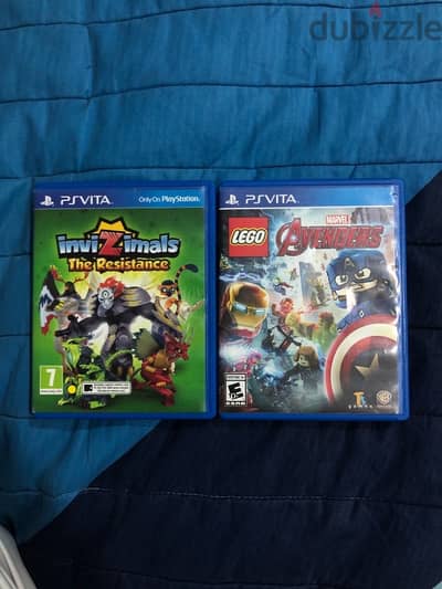 RARE PSVITA games ( invizimals and LEGO MARVEL)