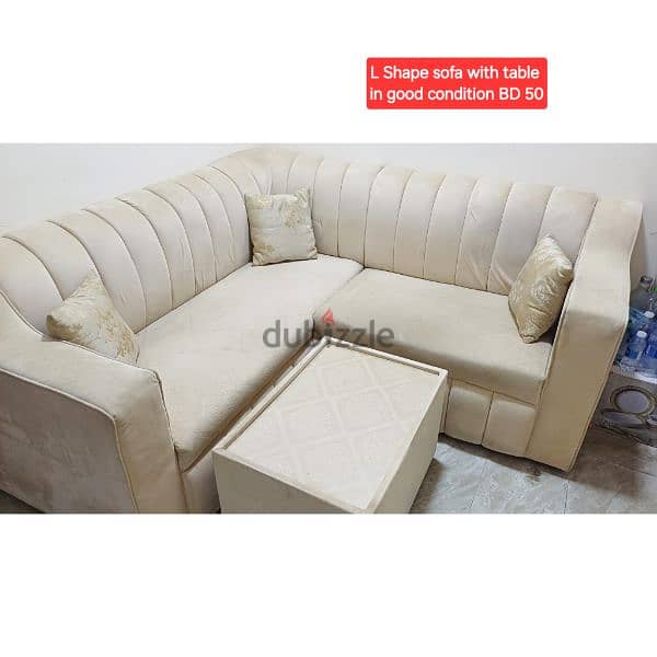 New condition queen size bed with Mattress and other items for sale 10