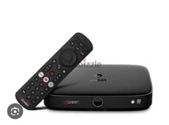 Airtel xstream setup box with remote and dish is for sale 0