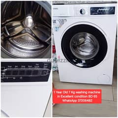 Slightly used Front load washing machine and other items for sale