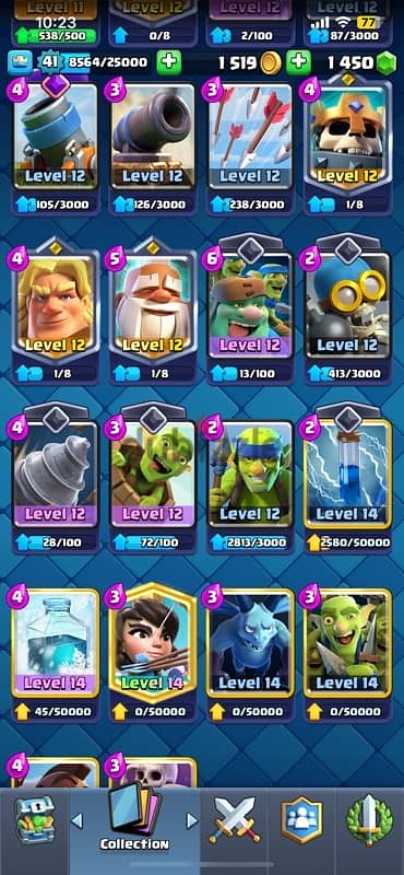 clash royale + clash of clans account for sale 2