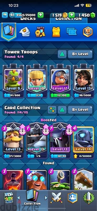 clash royale + clash of clans account for sale 7