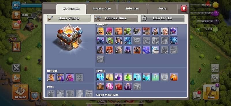 clash royale + clash of clans account for sale 10