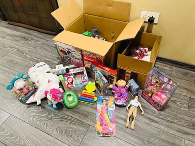 Assorted Toys, Games ans Dolls. Some New