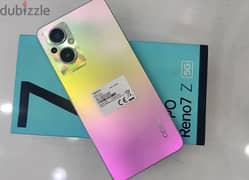 Oppo Reno 7Z 5g mobile slightly used same new condition 8/128 gb