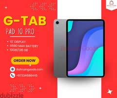 G-Tab | Pad 10 Pro Tablet | 10 GB RAM