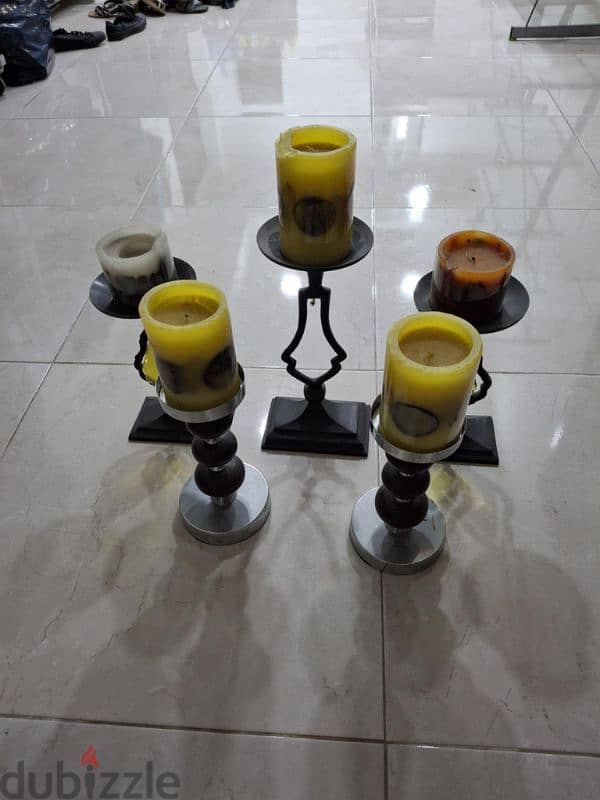 Candle  Holder with Scented Candle for all 4