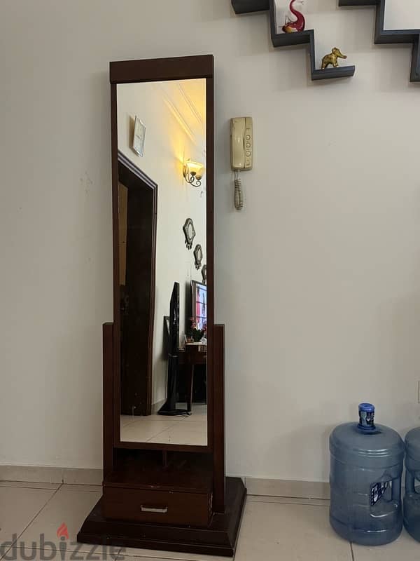 Dressing mirror with shelf (selling fast) 1