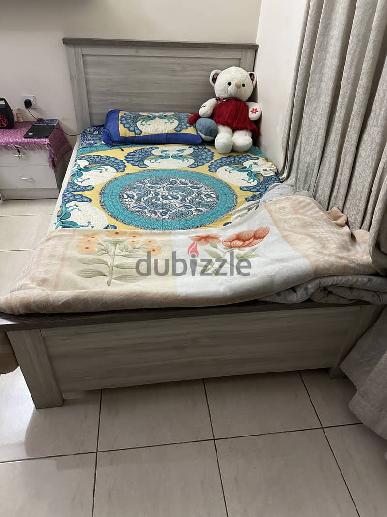 Single Bed With Mattress - Urgent Sale 1